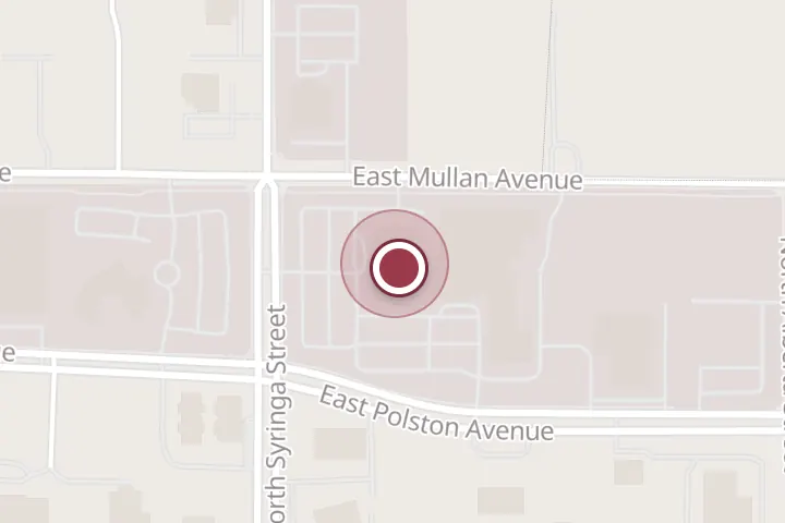 Street map around 750 N Syringa St Ste 190, Post Falls, with a pin at Surgical Evaluation Clinic