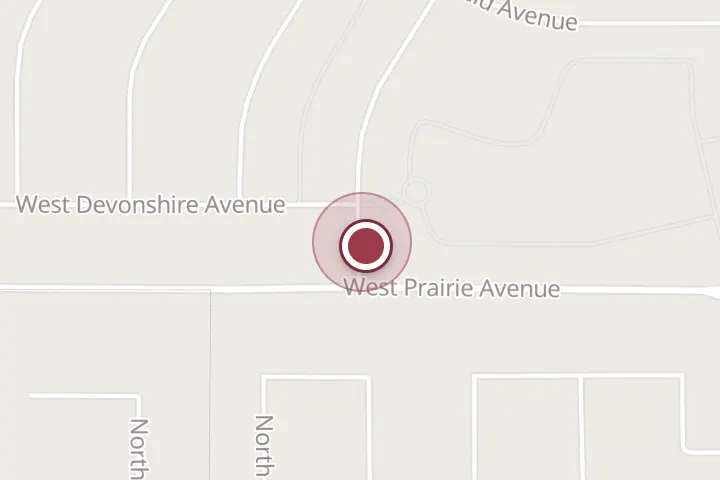 Street map around 8120 N Crown Pointe St, Post Falls, with a pin at Suzie's House Cleaning