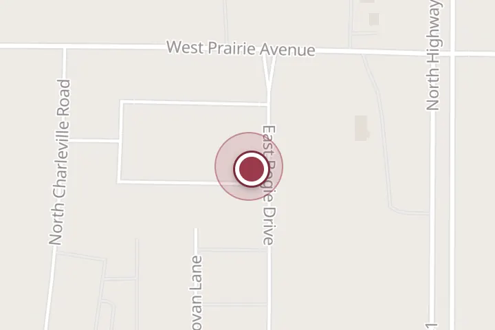 Street map around 4448 N Connery Loop, Post Falls, with a pin at TAC Tile installation