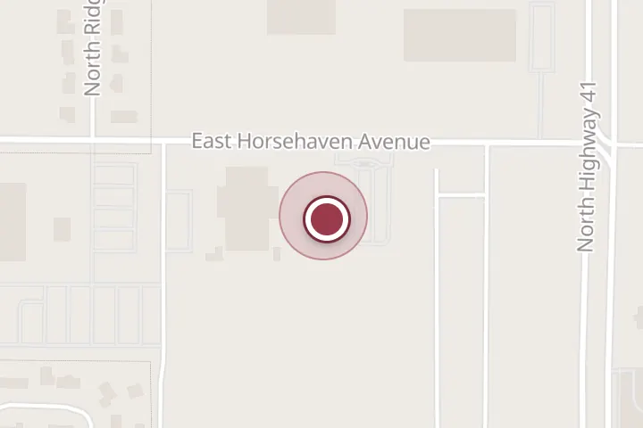 Street map around 3758 E Horsehaven Ave, Post Falls, with a pin at The Half Pint