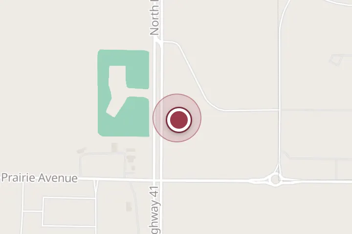 Street map around 8230 ID-41, Post Falls, with a pin at The Man Shop