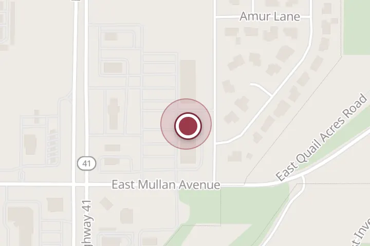Street map around 900 ID-41 Ste 1, Post Falls, with a pin at The Wellness Bar Post Falls