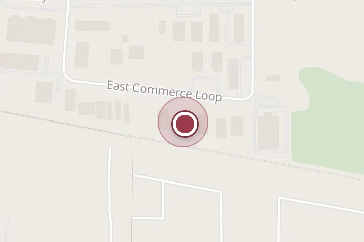 Street map around 6140 E Commerce Loop, Post Falls, with a pin at TruFit | Gym | Personal Training | Post Falls | Coeur D Alene |