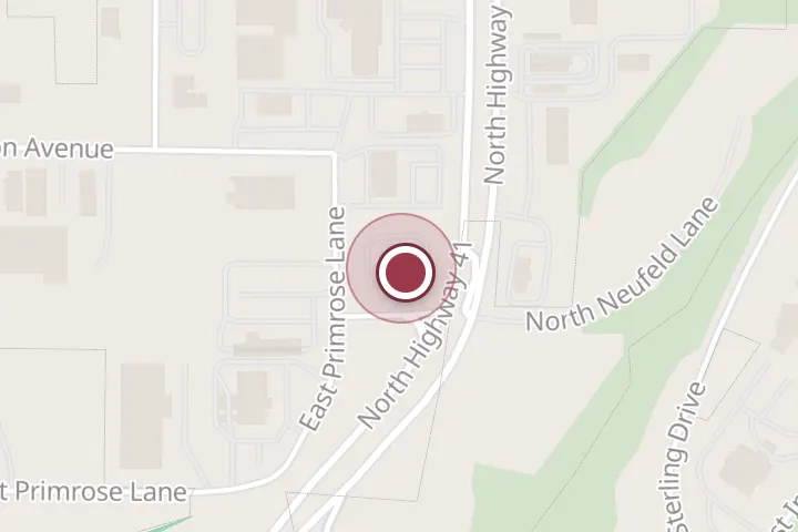 Street map around 3939 E Central Ave, Post Falls, with a pin at Wendy's