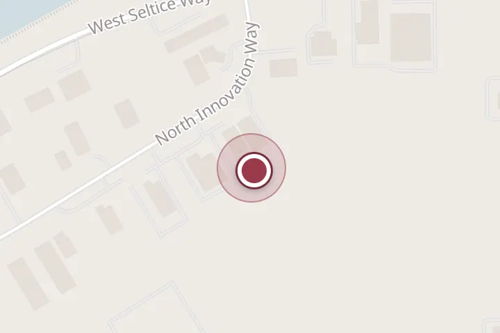 Street map around 955 N Innovation Wy Ste A Suite A, Post Falls, with a pin at Western Construction & Roofing